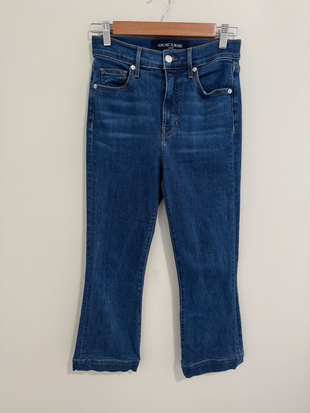 Veronica Beard Carson Ankle Flare Jeans